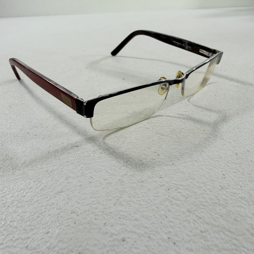 Ray-Ban RB 6182 RAP4638AA RC014 Black Rectangular Half Rim Eyeglasses 53-17-140